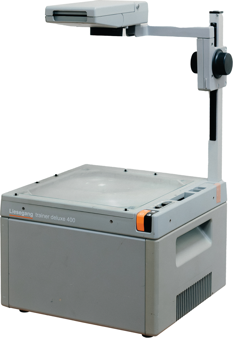An overhead projector